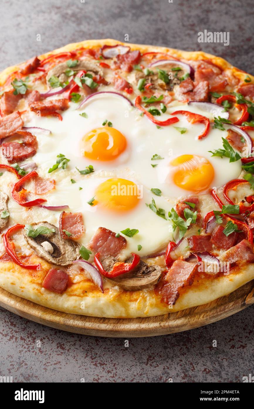 Pizza australienne recouverte d