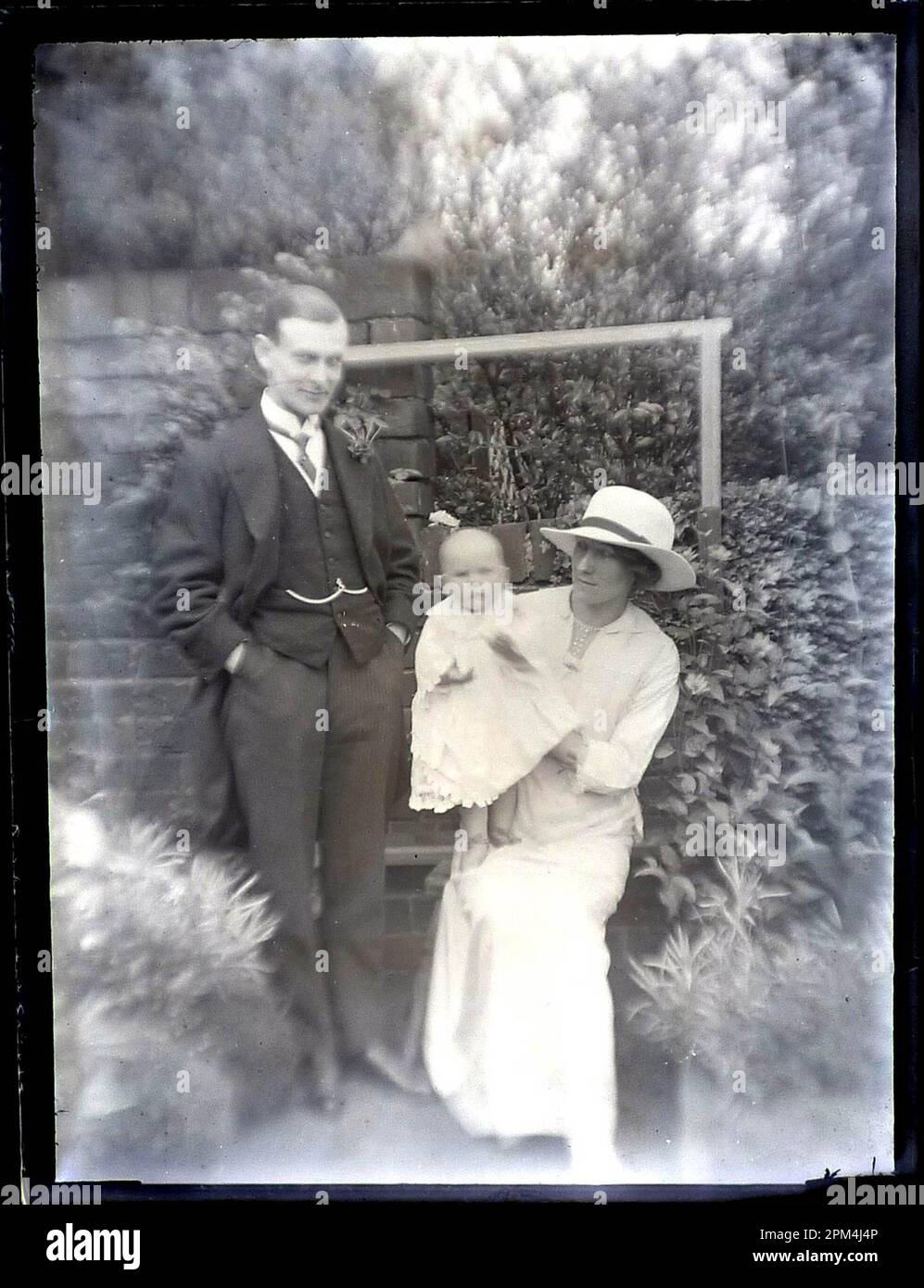 Groupe de la famille mystère, c. 1915 Banque D'Images