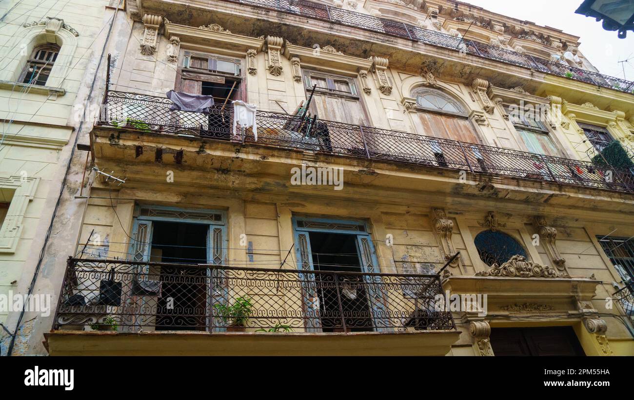 Bâtiment délabré Banque D'Images