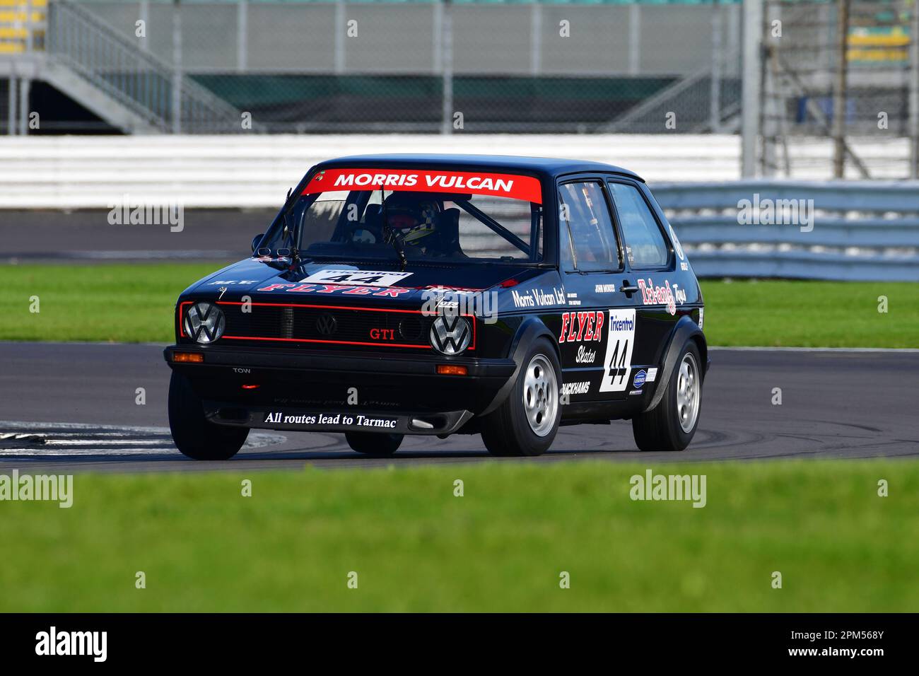 Jim Morris, Tom Shephard, VW Golf GTI Mk1, une heure de course pour une grille combinant le défi de voiture de tourisme historique, HTCC, le Trophée Tony dron pour T Banque D'Images