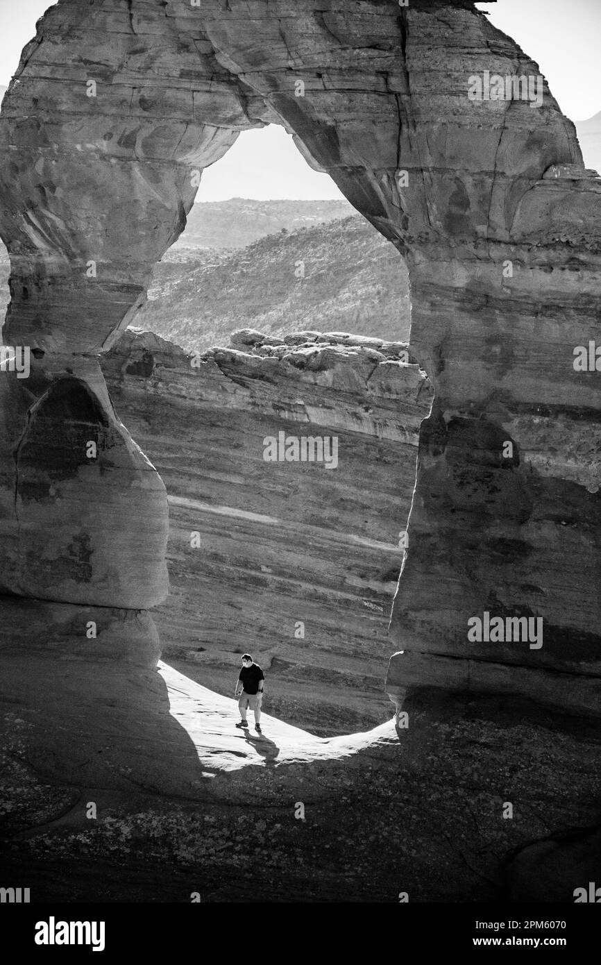Délicat Arch, Moab Utah Banque D'Images