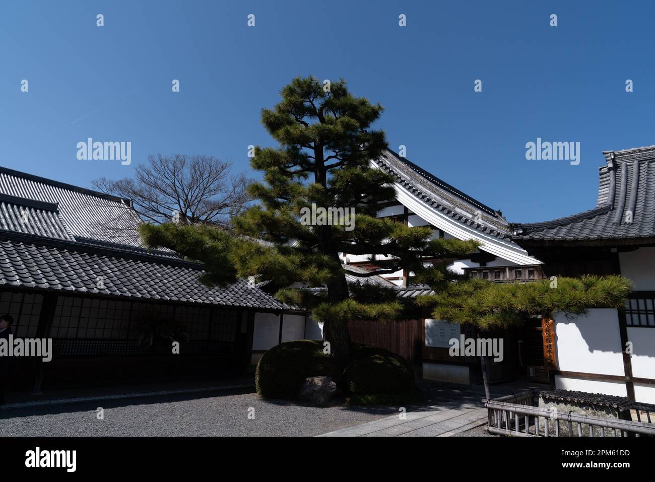 Kyoto, Arashiyama; Temple Daikakuji, ancien Palais Saga, temple principal du bouddhisme Shingon. Banque D'Images