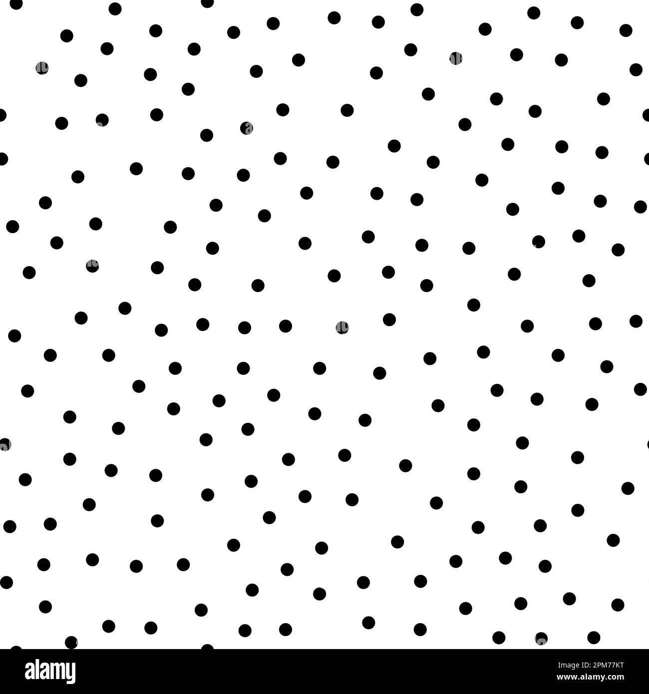 Points dispersés au hasard, arrière-plan abstrait noir et blanc. Motif vectoriel transparent. Motif à pois noir et blanc. Fête confetti backgroun Illustration de Vecteur