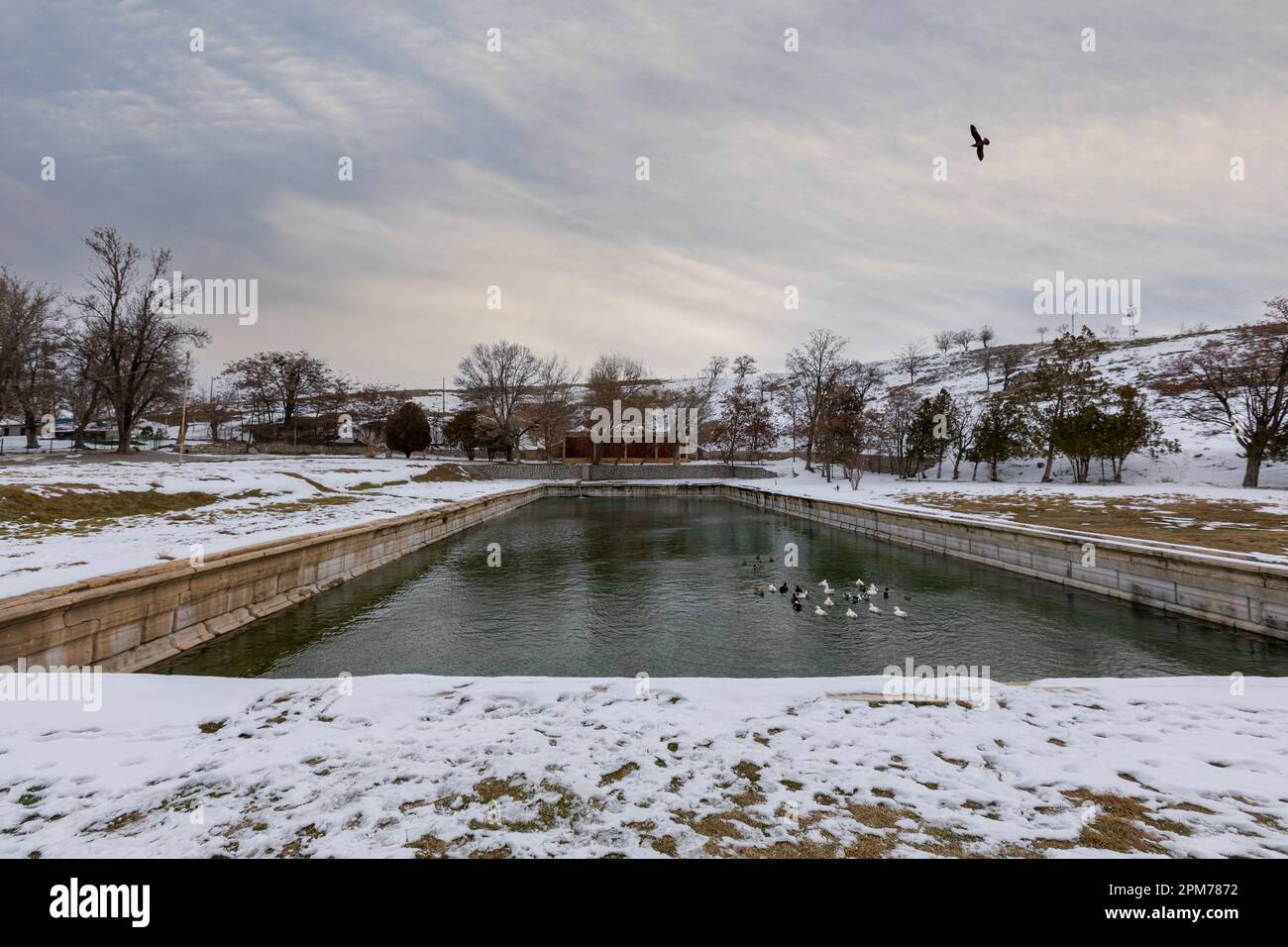 Piscine romaine M.S. Il a été construit au 2nd siècle Banque D'Images