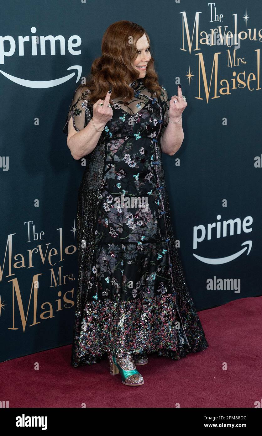 Alex Borstein participe à la première finale de la saison 5 de la vidéo Amazon Prime « The merveilleux Mrs Maisel » à la salle Highlight à la Highline Standard (photo de Lev Radin/Pacific Press) Banque D'Images