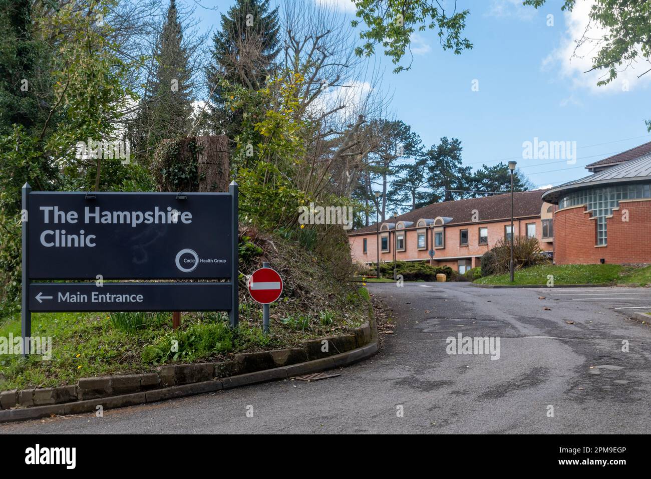 The Hampshire Clinic, hôpital privé à Basingstoke, Angleterre, Royaume-Uni Banque D'Images