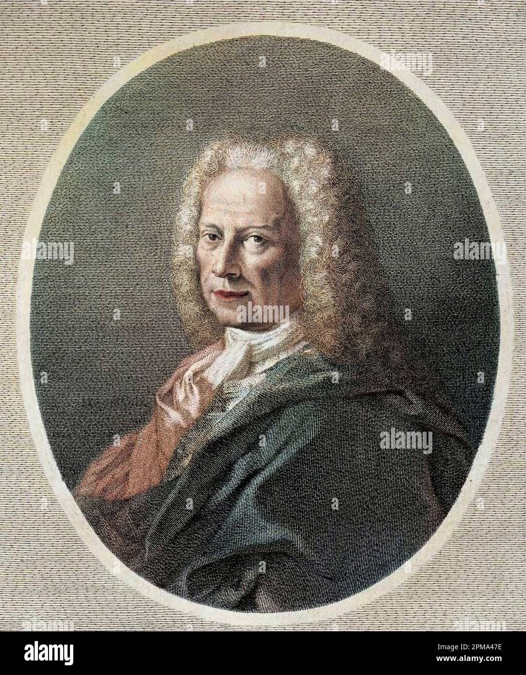 Portrait de Scipione Maffei (1675-1755), écrivain italien Banque D'Images