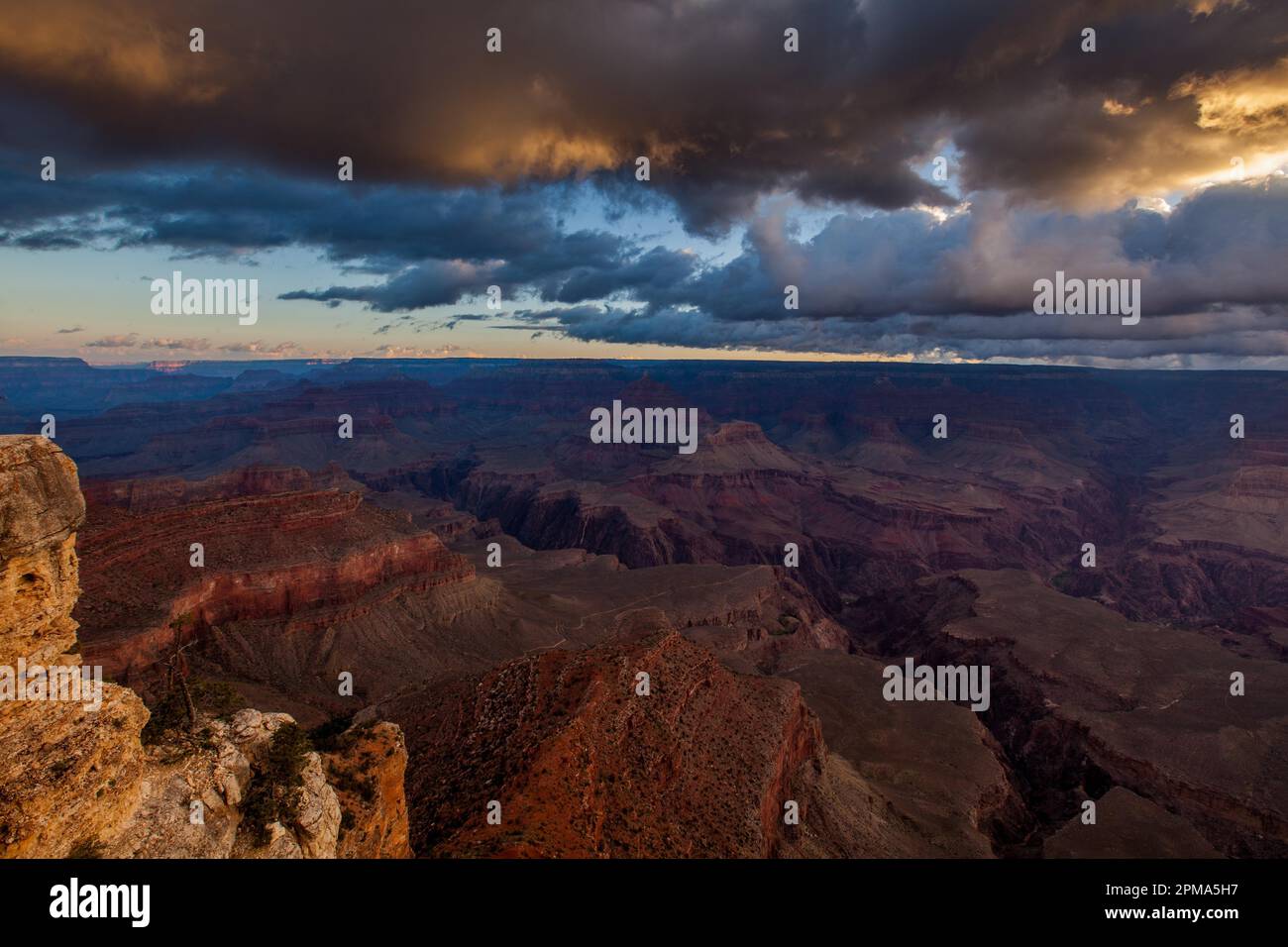 Yavapai-Punkt, parc national du Grand Canyon, Arizona, États-Unis Banque D'Images