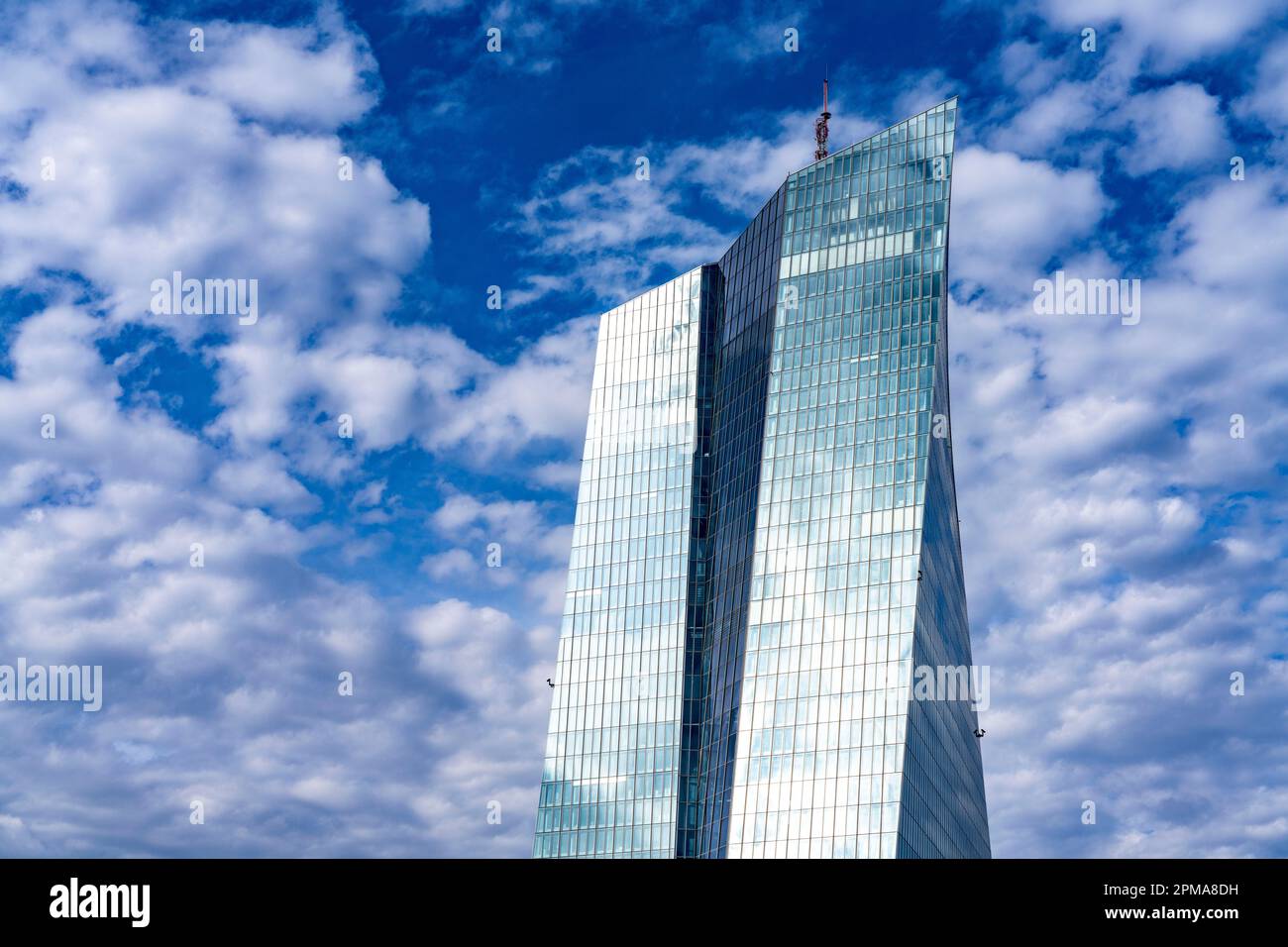 Bâtiment de la Banque centrale européenne, BCE, à Francfort-sur-le-main, Hesse, Allemagne, Banque D'Images