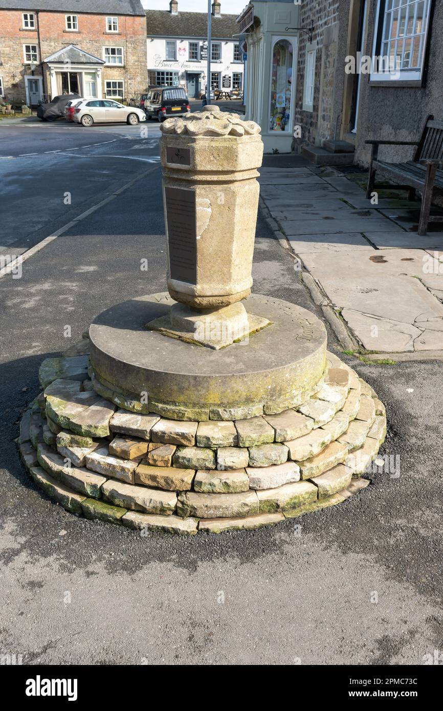Photos prises à Masham, une ville pittoresque du nord du Yorkshire de l'Angleterre Banque D'Images