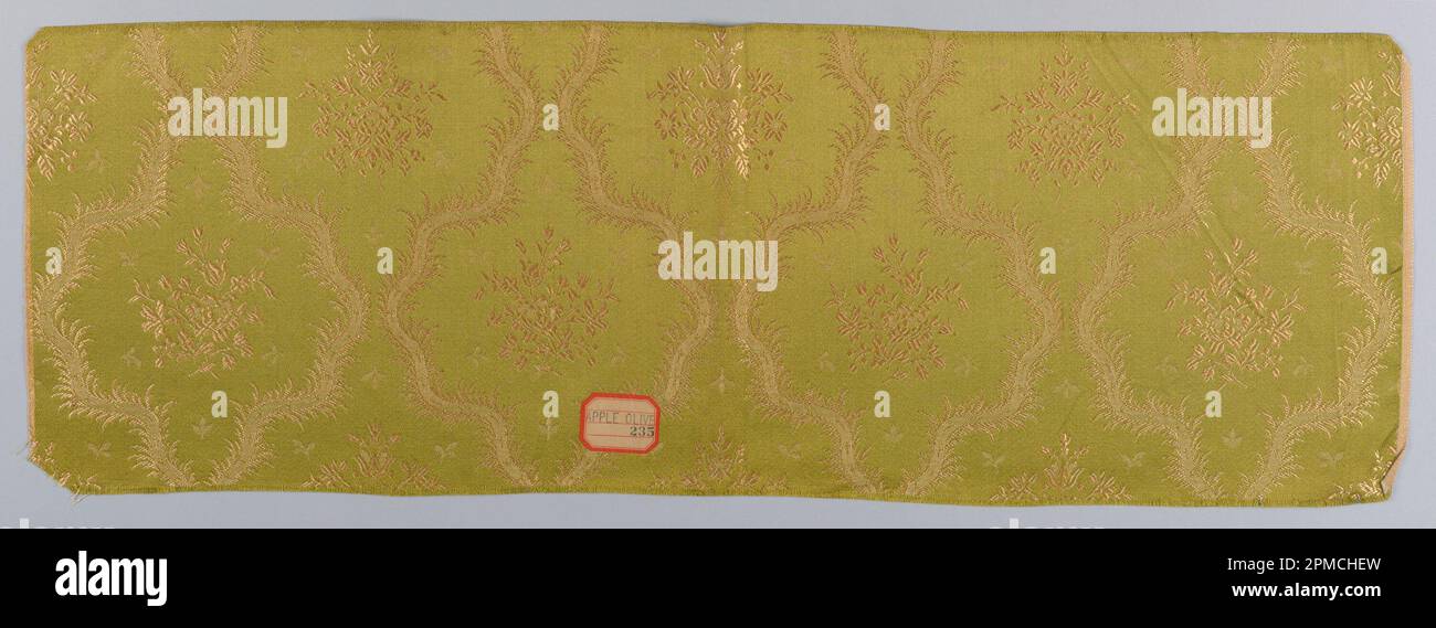 Échantillons (États-Unis); fabriqués par Orinoka Mills (États-Unis); Warp x Weft (a): 23 × 64,5 cm (9 1/16 × 25 3/8 po) Gauchissement x trame (b) : 28 × 33 cm (11 × 13 po) Banque D'Images