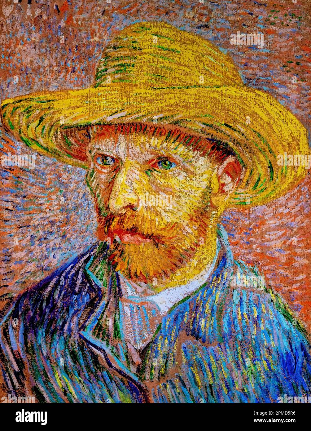 Vincent Van Gogh Auto-portrait peinture Banque D'Images