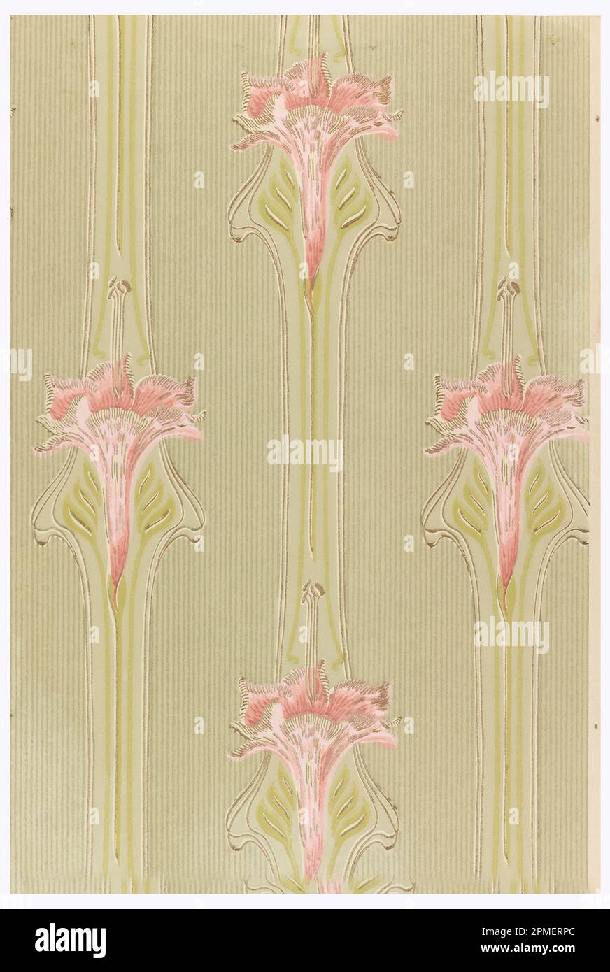 Flanc - échantillon (États-Unis) ; imprimé à la machine ; 69 x 47 cm (27 3/16 x 18 1/2 po) Banque D'Images