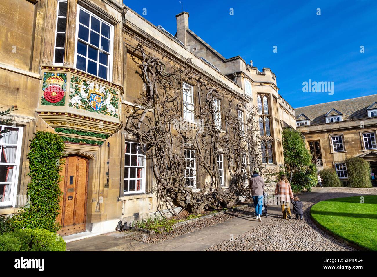 Master's Lodge, First court of Christ's College, Université de Cambridge, Cambridge, Royaume-Uni Banque D'Images Master's Lodge, First court of Christ's College, Université de Cambridge, Cambridge, Royaume-Uni Banque D'Images