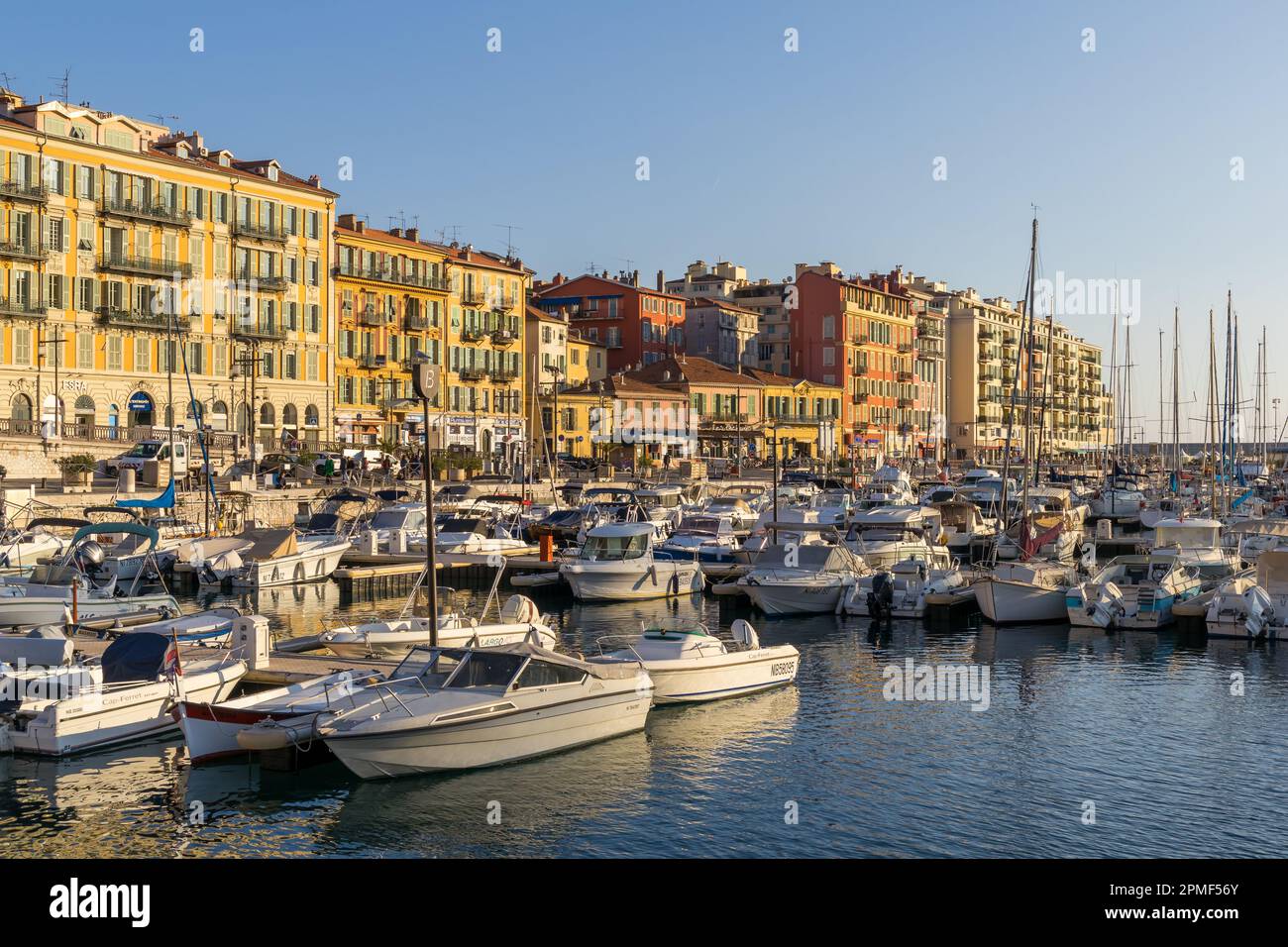 Port Lympia, Nice, France, Côte d'Azur, France, Europe Banque D'Images