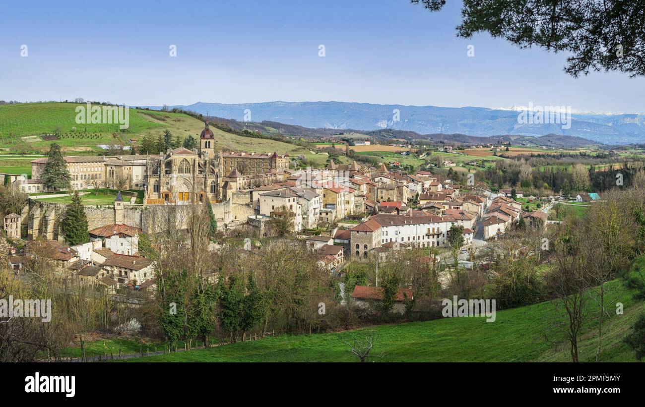 France, Isère, Saint Antoine l'Abbaye, étiqueté les plus Beaux villages