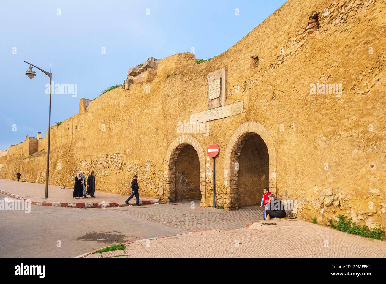 Maroc, El Jadida, la ville fortifiée portugaise de Mazagan classée au patrimoine mondial de l'UNESCO, construite par les Portugais au début du 16th siècle, les remparts de la citadelle Banque D'Images