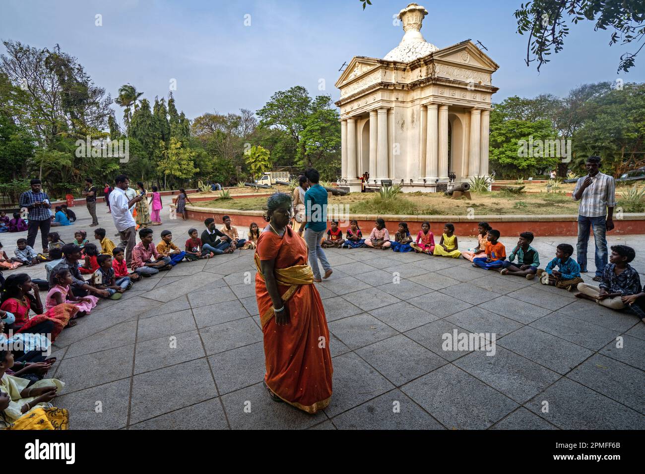 Inde, Pondichéry Banque D'Images