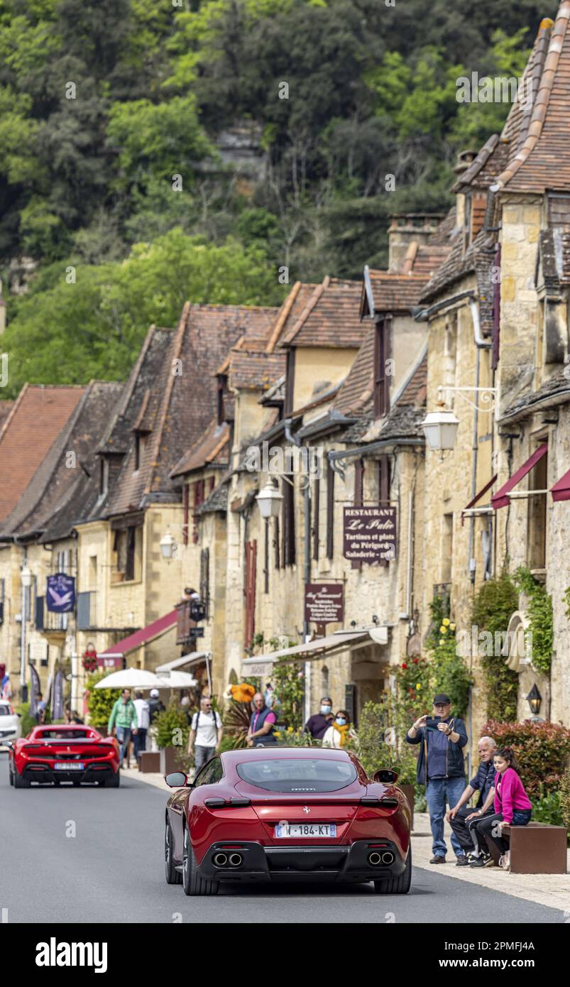 France, Dordogne, Périgord Noir, la Roque-Gageac, Rapport Auto Tour 2022 Banque D'Images