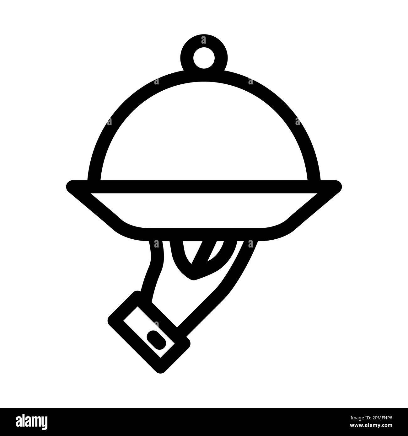 Boîte de service Vector Thick Line Icon pour usage personnel et commercial. Banque D'Images