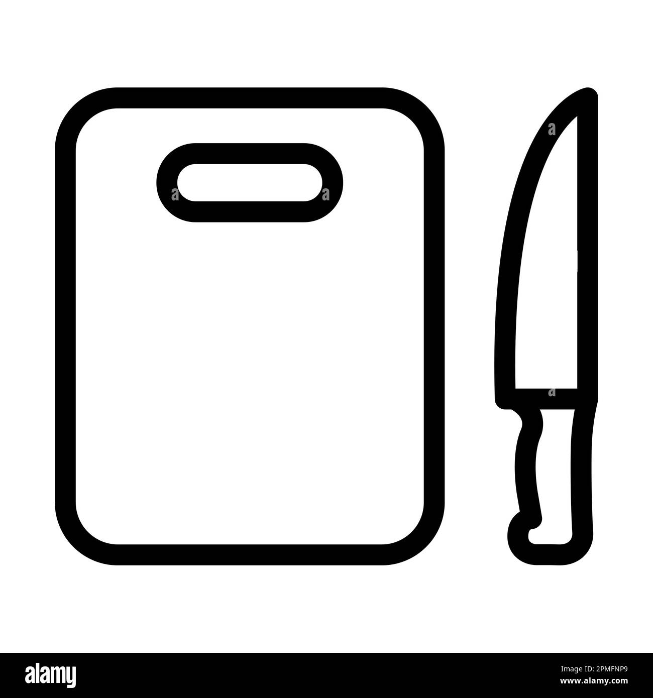 Icône en forme de ligne épaisse vectorielle pour une utilisation personnelle et commerciale. Banque D'Images