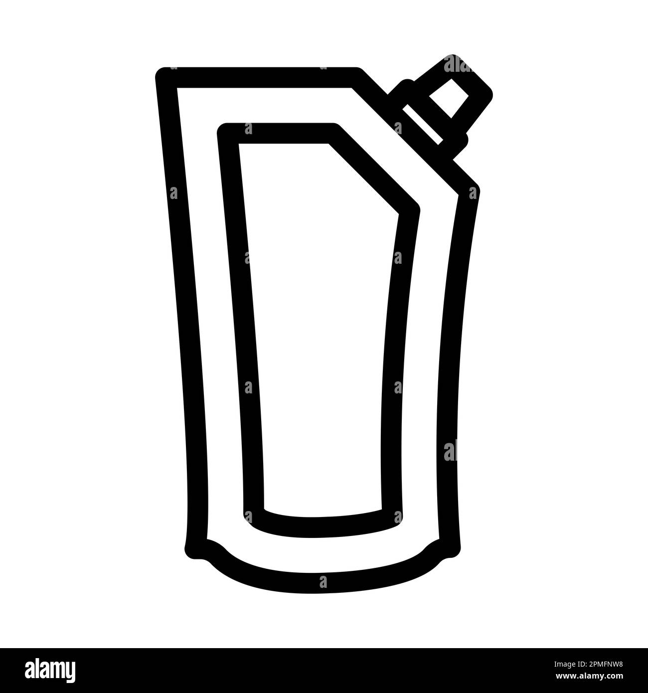 Mayonnaise Vector Thick Line Icon pour usage personnel et commercial. Banque D'Images
