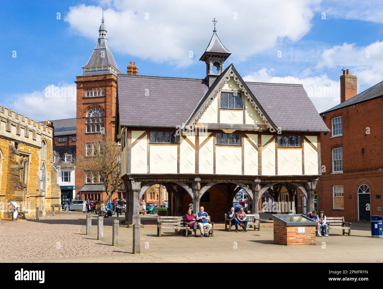 Marché Harborough Leicestershire The Old Grammar School Market Harborough Leicestershire Angleterre GB Europe Banque D'Images