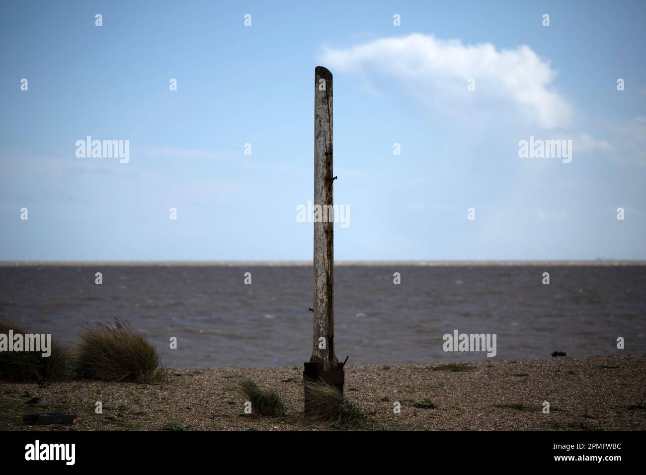 Ancien poste de surveillance Sizewell Gap Suffolk Angleterre Banque D'Images
