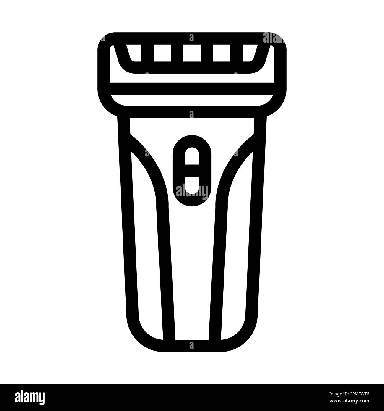 Icône Electric Razor Vector Thick Line pour une utilisation personnelle et commerciale. Banque D'Images