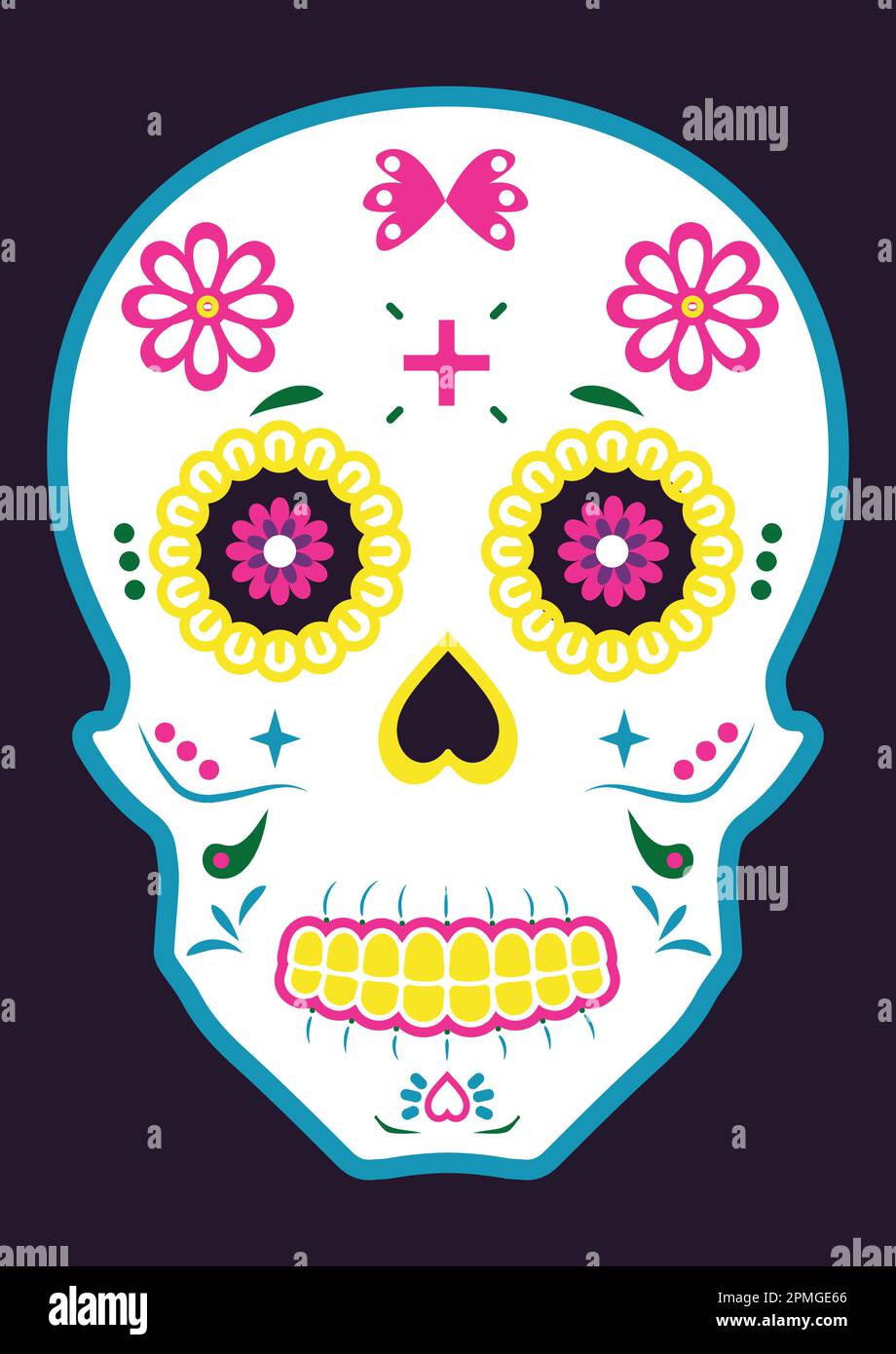 Dia de Muertos. Jour des morts Illustration de Vecteur