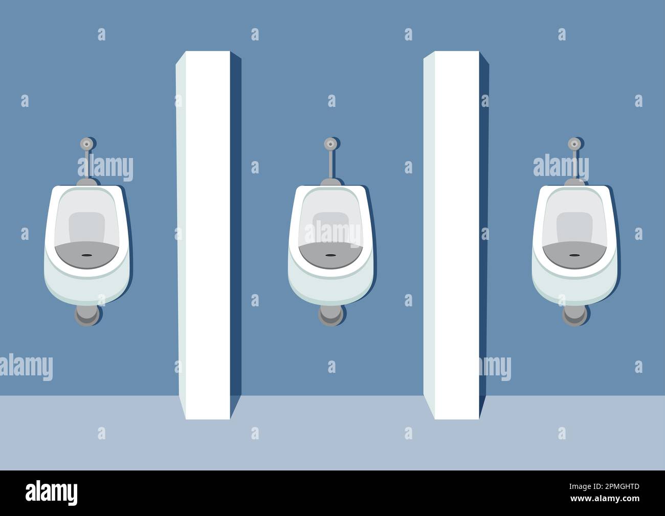 Coupe d'urinoir pour hommes, motif vectoriel. Cuvette de toilette pour hommes Illustration de Vecteur