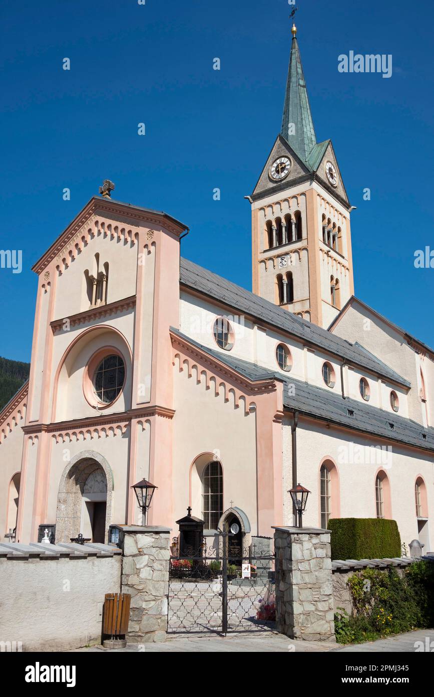 Eglise paroissiale Maria Himmelfahrt, Radstadt, province de Salzbourg, Autriche Banque D'Images