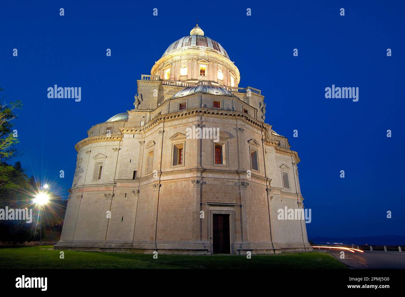 Todi, Eglise de Santa Maria della Consolazione, Ombrie, Italie Banque D'Images