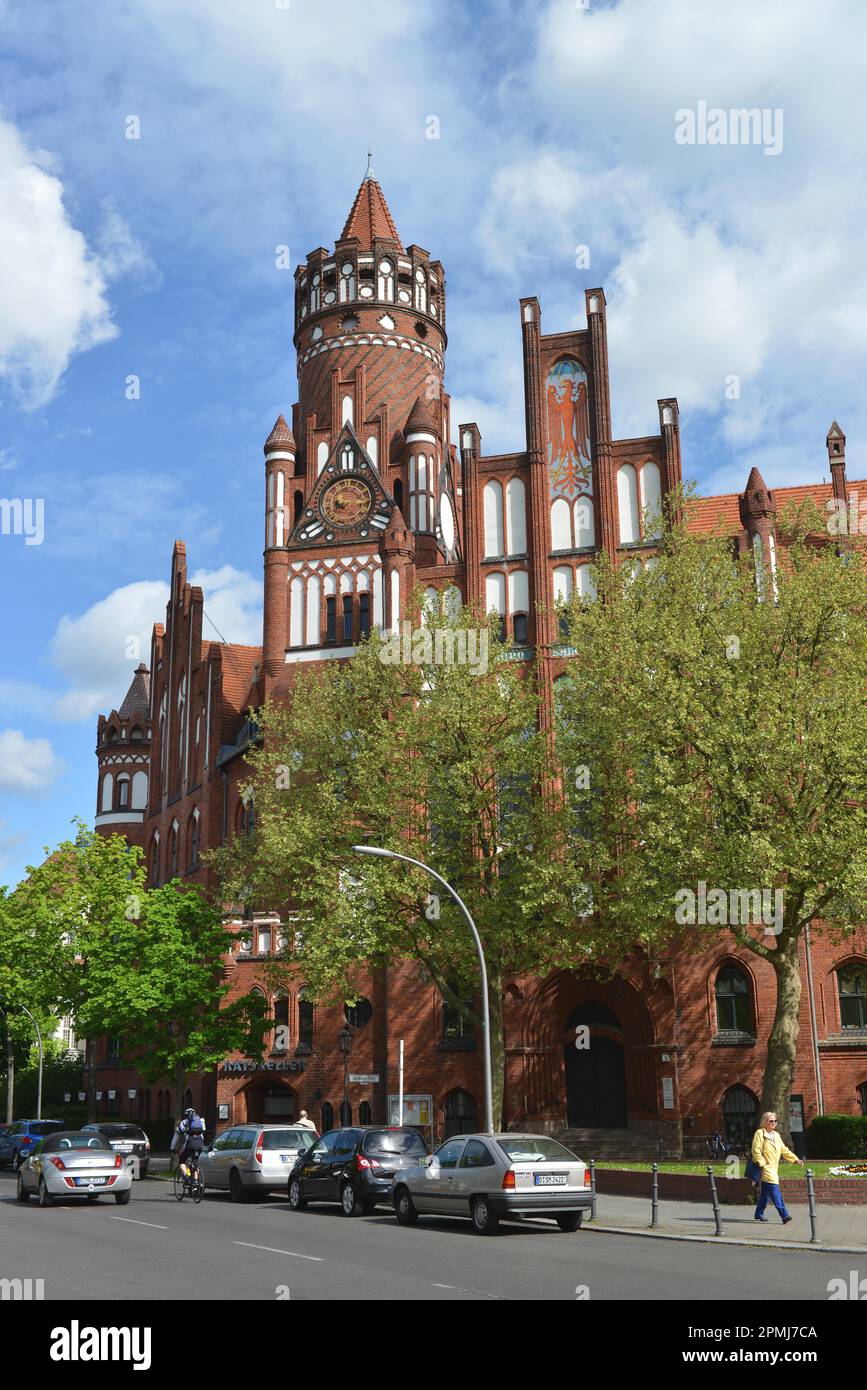 Hôtel de ville, Am Berkaer Stein, Schmargendorf, Wilmersdorf, Berlin, Allemagne Banque D'Images