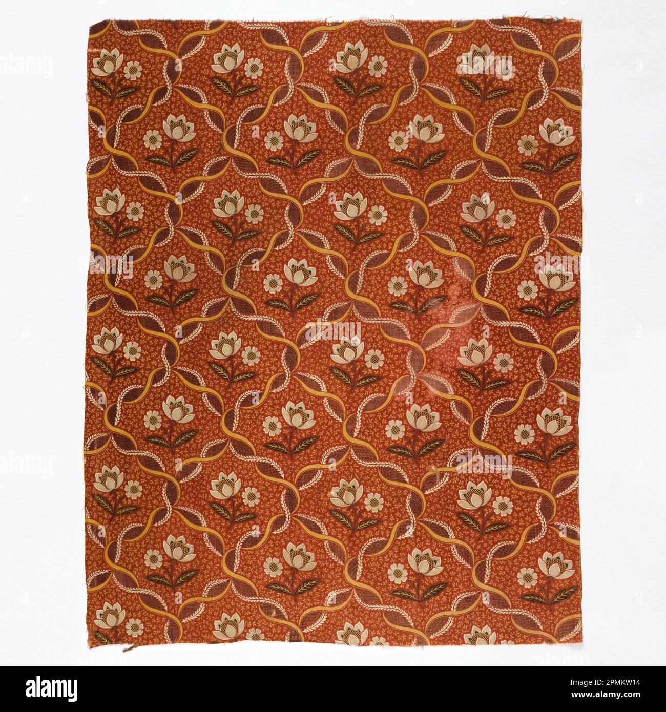 Textile (France) ; Warp x Weft : 109,5 x 87 cm (43 1/8 x 34 1/4 po.) Répéter H : 24,1 x 21,6 cm (9 1/2 x 8 1/2 po); achat, Fonds généraux; 1985-6-1 Banque D'Images