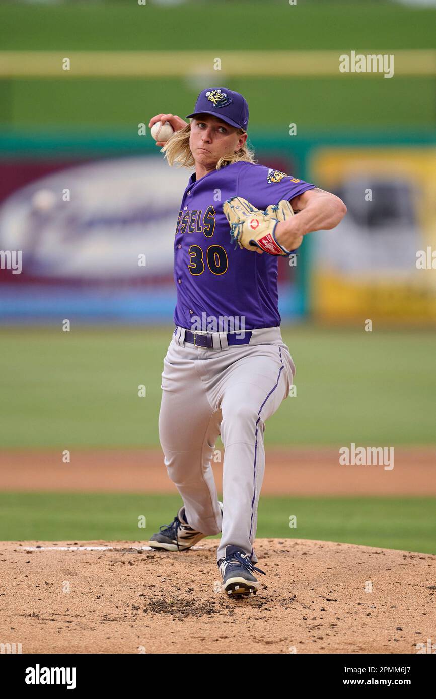 Fort Myers Mighty Mussels pitcher C.J. Culpepper (30) during an MiLB