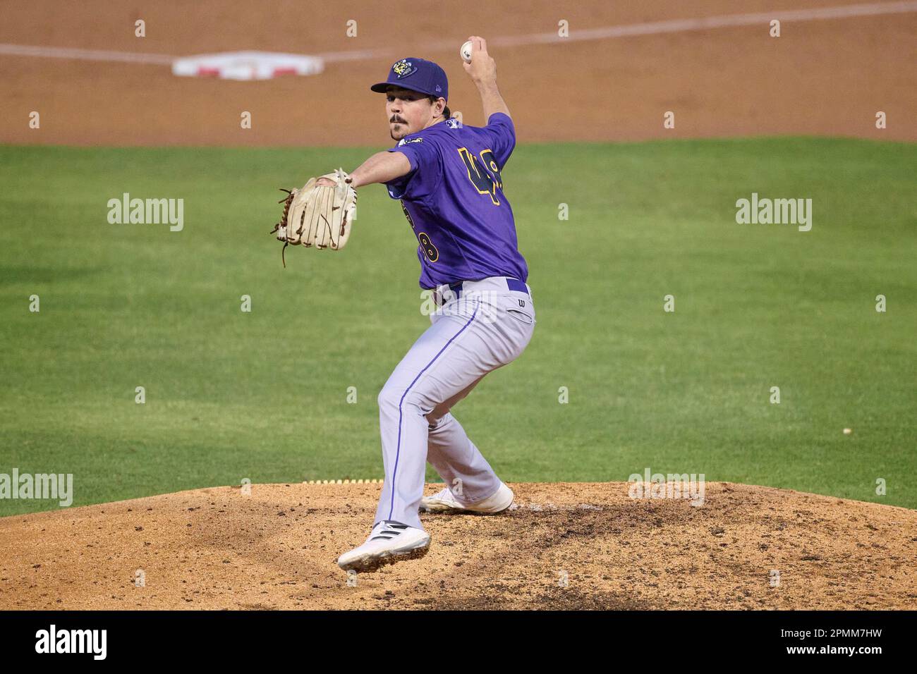 Fort Myers Mighty Mussels pitcher Ben Ethridge (48) during an MiLB