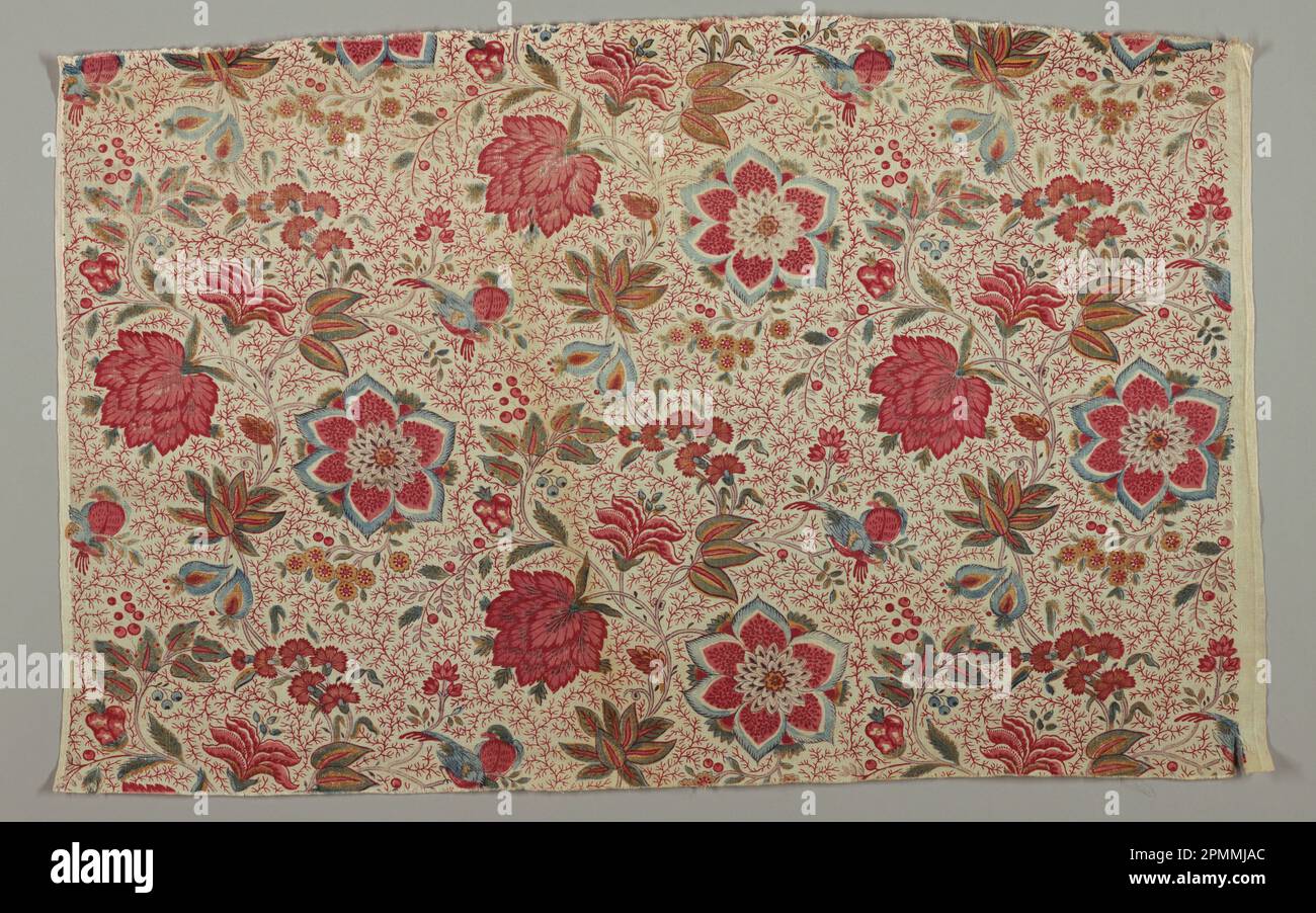 Textile (France); fil de chaîne de lin, trame de coton Banque D'Images