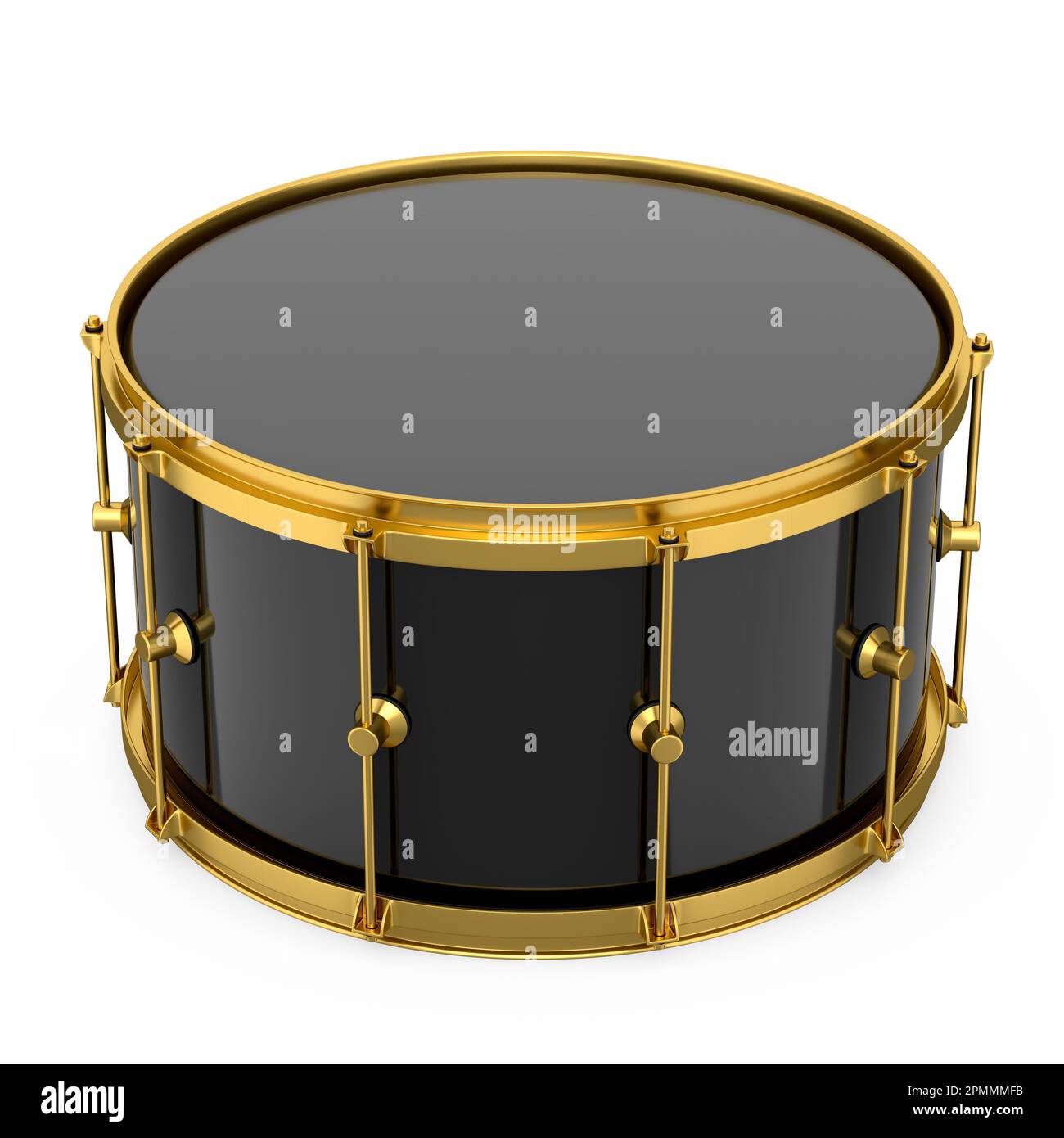 Tambour réaliste sur fond blanc.3d rendre le concept de l'instrument de  musique, tambour machine Photo Stock - Alamy