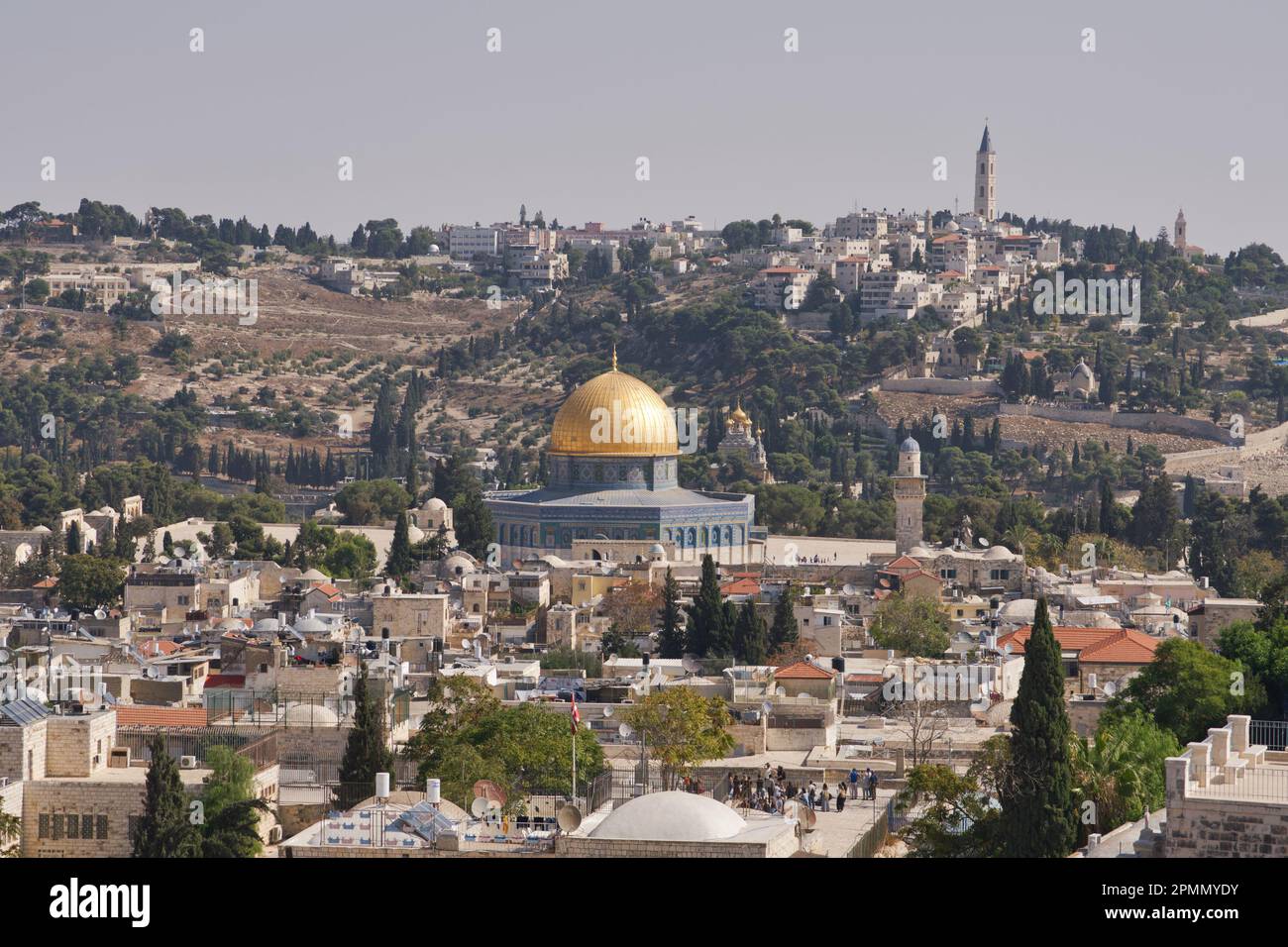 Photo de la vue panoramique de Jérusalem Banque D'Images