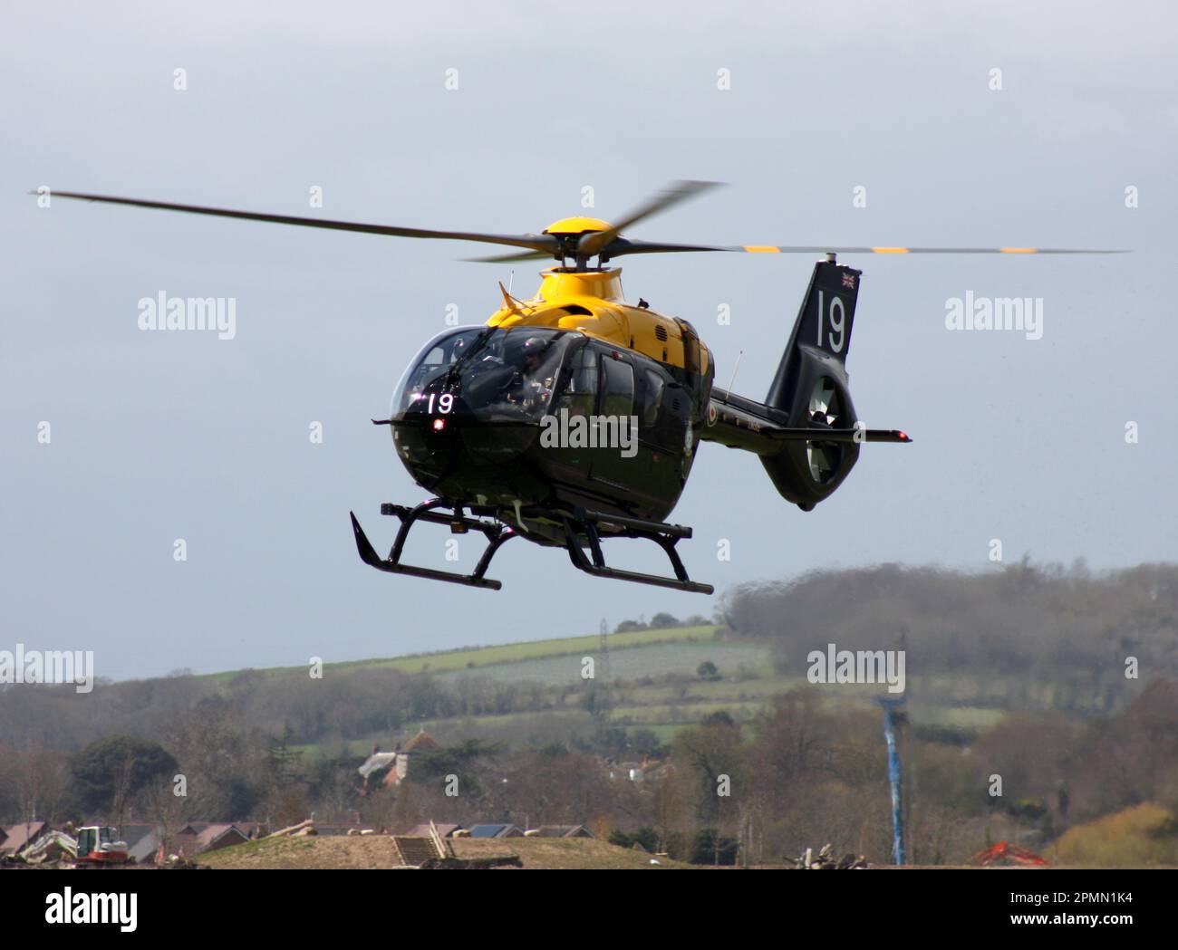 Un Airbus Helicopters Juno HT Mk.1 de la Defense Helicopter Flying School à l'aéroport de Brighton City Banque D'Images