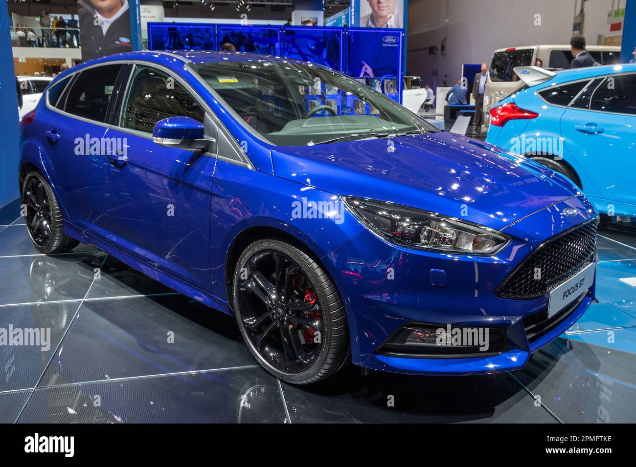 Ford Focus ST au salon de l'automobile IAA de Francfort. Allemagne - 12 septembre 2017. Banque D'Images