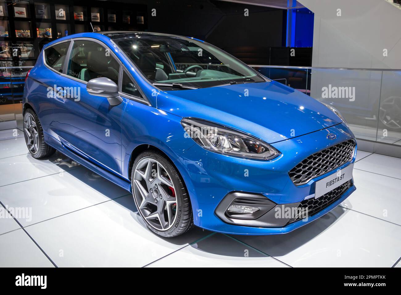 Ford Fiesta ST au salon de l'automobile IAA de Francfort. Allemagne - 12 septembre 2017. Banque D'Images