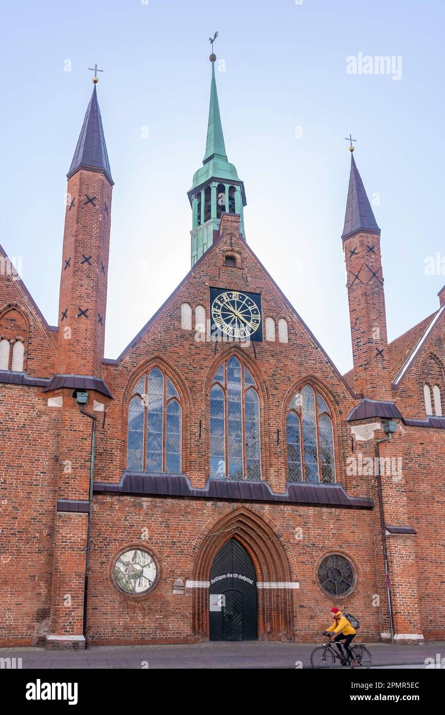 13th Century Heiligen-Geist-Hospital (Hôpital de l'Esprit Saint), Koberg, Lübeck, Schleswig-Holstein, République fédérale d'Allemagne Banque D'Images