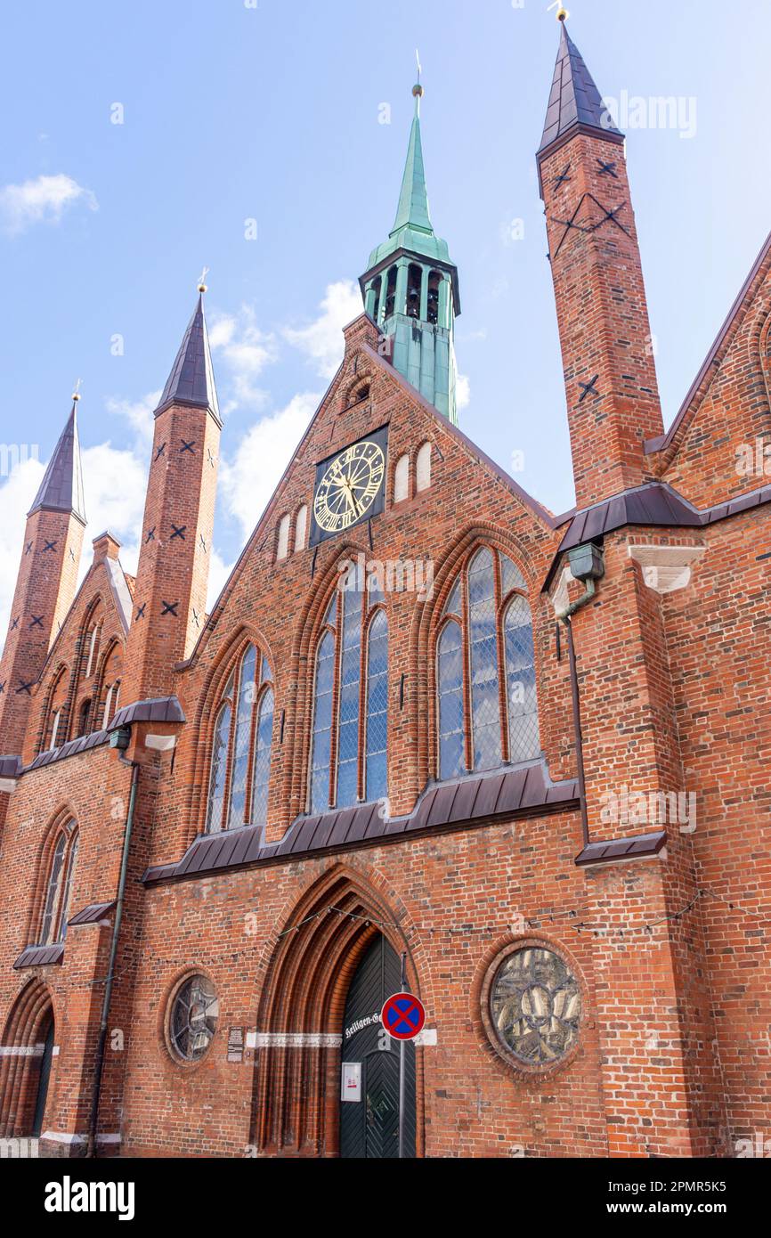 13th Century Heiligen-Geist-Hospital (Hôpital de l'Esprit Saint), Koberg, Lübeck, Schleswig-Holstein, République fédérale d'Allemagne Banque D'Images