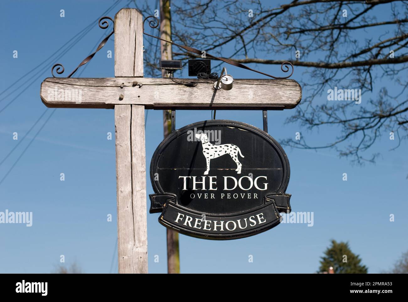 Le Dog Inn à Over Peover, Cheshire Banque D'Images