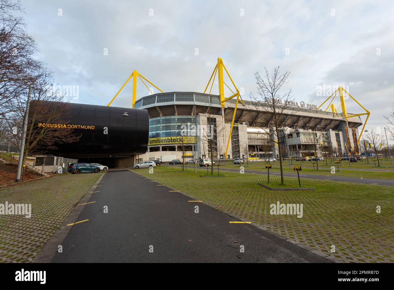 Dortmund, Allemagne - 05 janvier 2023 : stade de football de Borussia Dortmund. Sport Banque D'Images