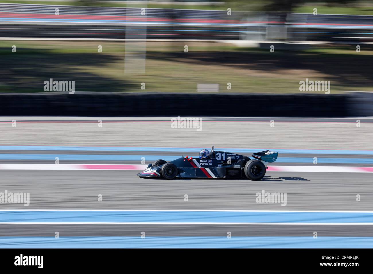 LEGENDES des années 70 & 80 - GRAND PRIX DE FRANCE HISTORIQUE 2023 au circuit Paul Ricard , Castellet, FRANCE, 07/04/2023 Florent 'MrCrash' B. Banque D'Images