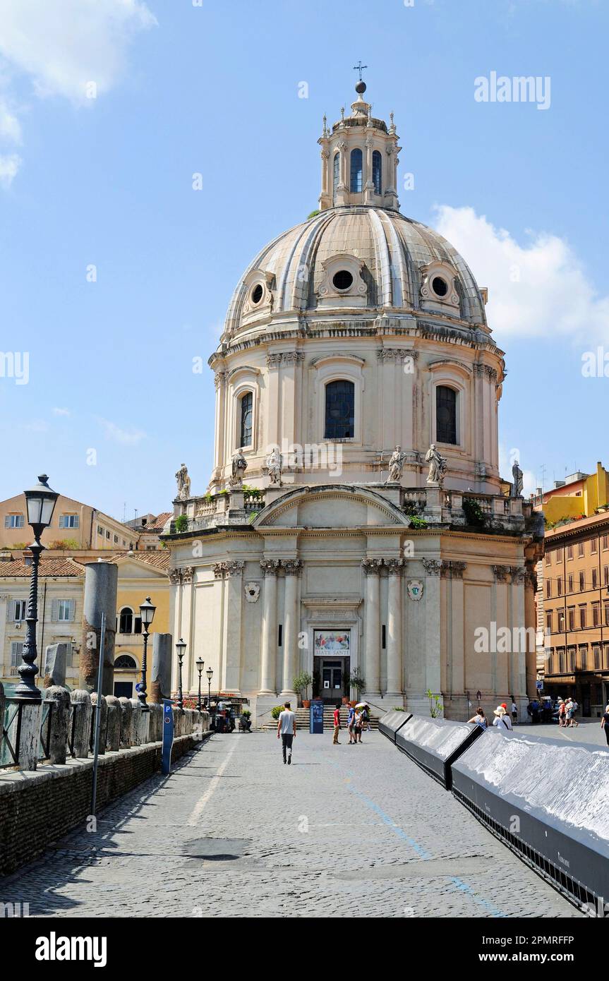 Santissimo Nome di Maria, Eglise, Piazza Venezia, place, Foro di Traiano, Forum de Trajan, Trajan, Forum romain, Rome, Latium, Italie Banque D'Images