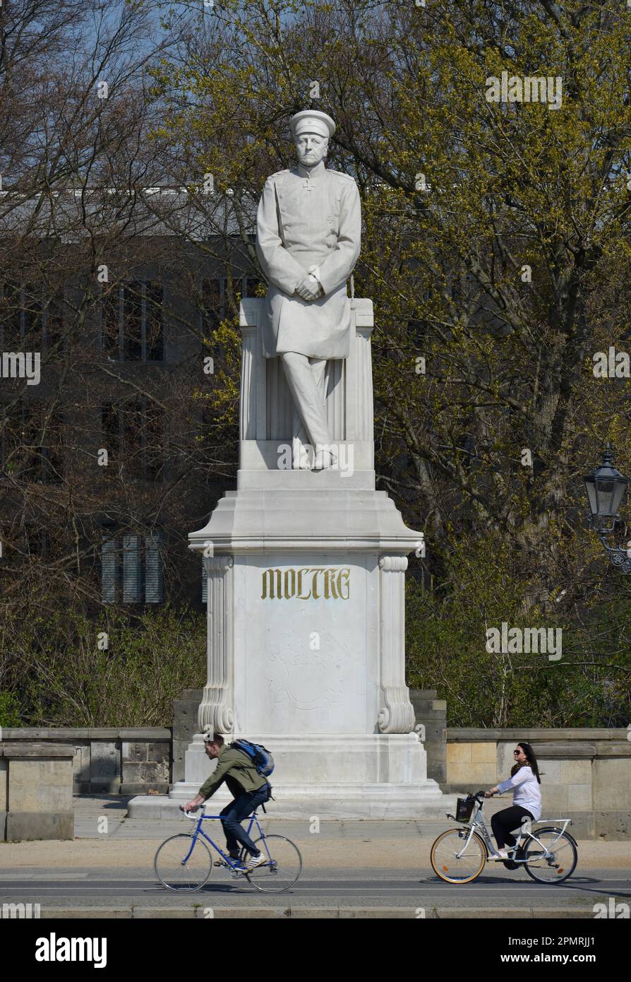 Monument, Helmuth Karl Bernhard von Moltke, Grosser Stern, Berlin, Allemagne Banque D'Images Monument, Helmuth Karl Bernhard von Moltke, Grosser Stern, Berlin, Allemagne Banque D'Images
